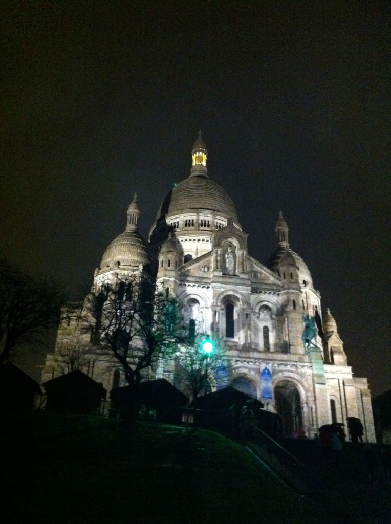 La Basilica del Sacro Cuore, vista serale