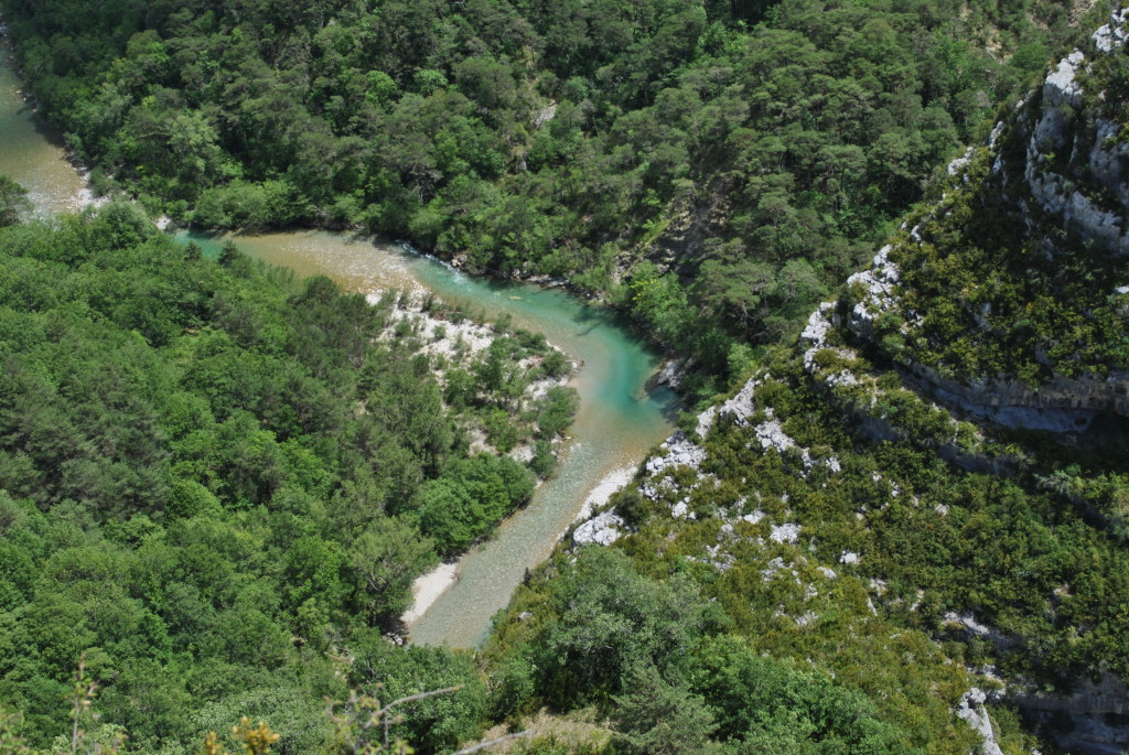 Vista dalle Gole del Verdon in provenza