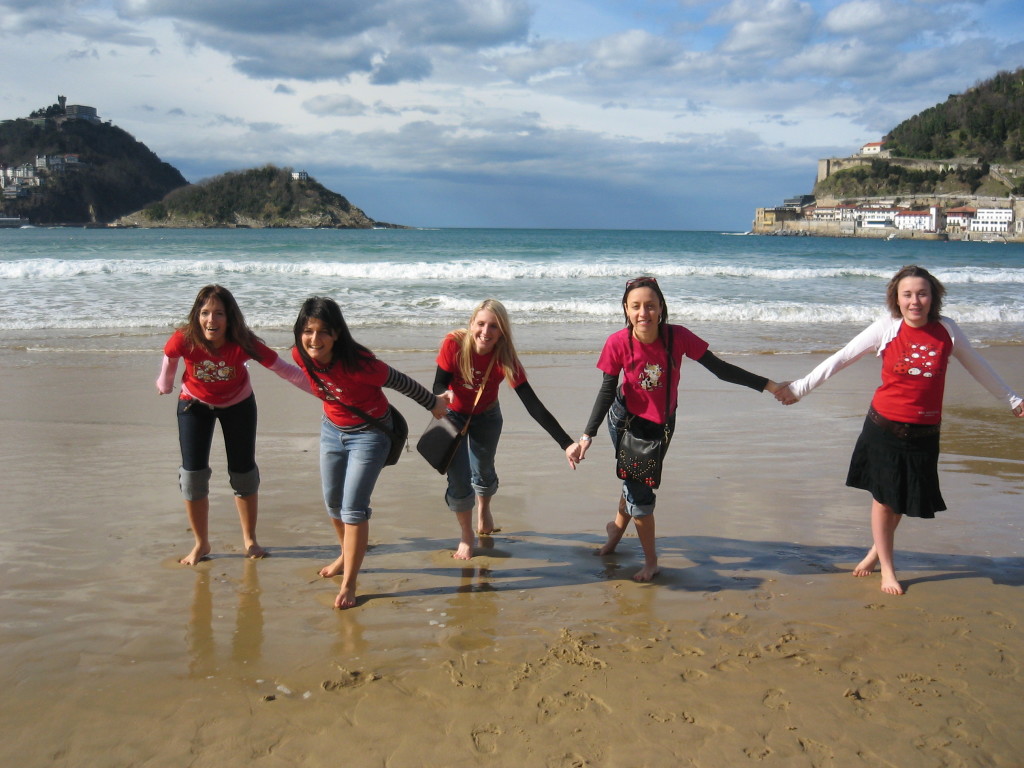 Febbraio al mare a San Sebastian