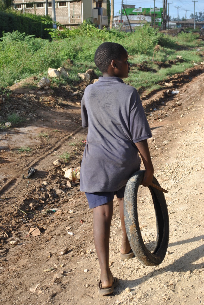 Giochi di bambini a Malindi