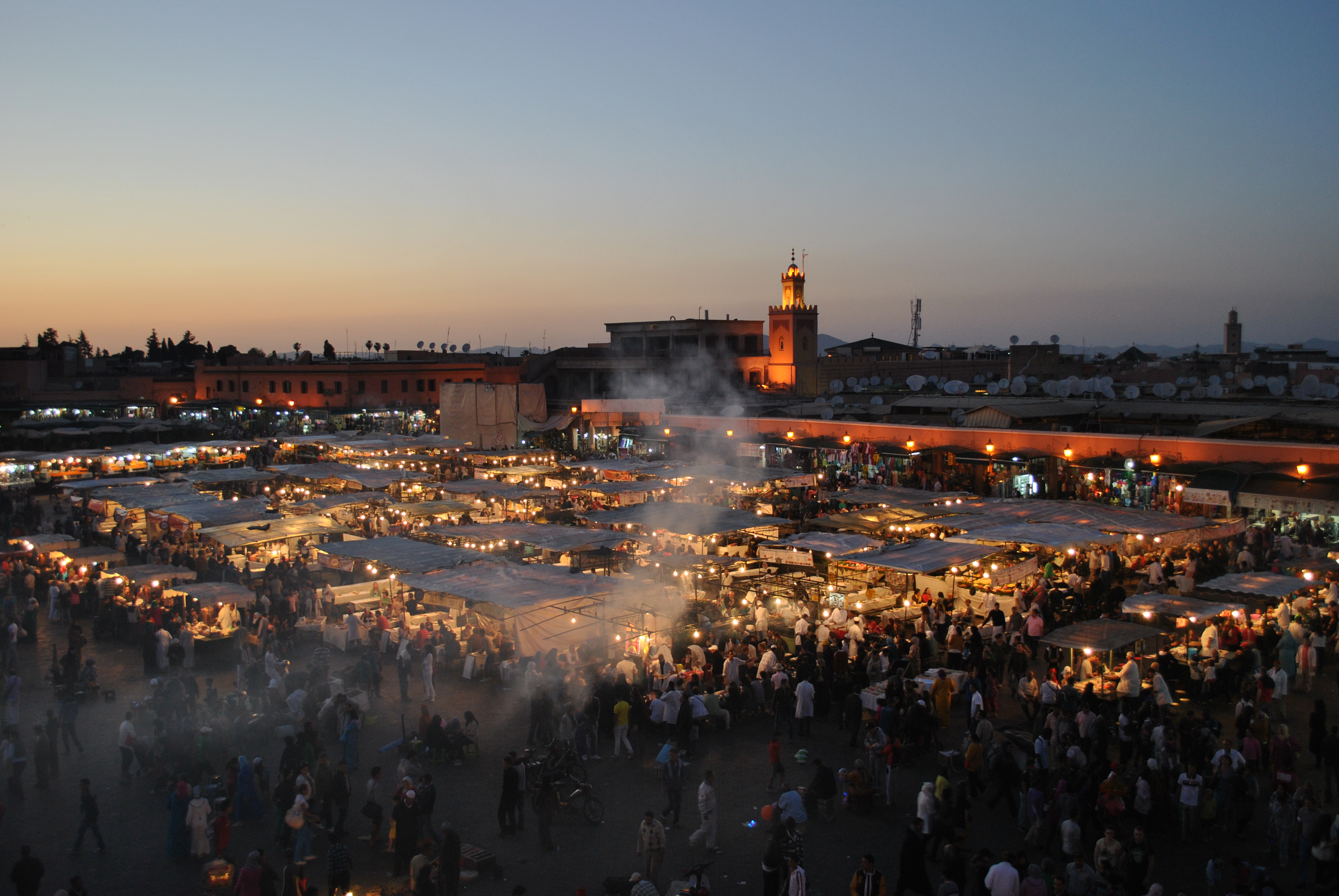 Marrakech - Piazza Djemaa el Fna