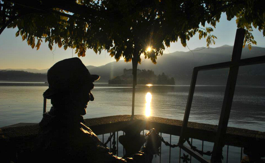 San Giulio al tramonto