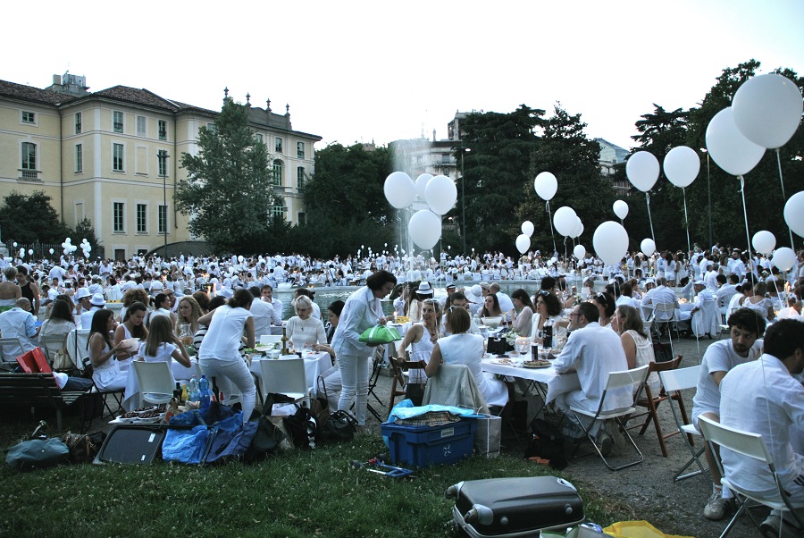 Cena in Bianco 2014, la Fontana