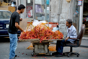 Venditore al suq di Amman
