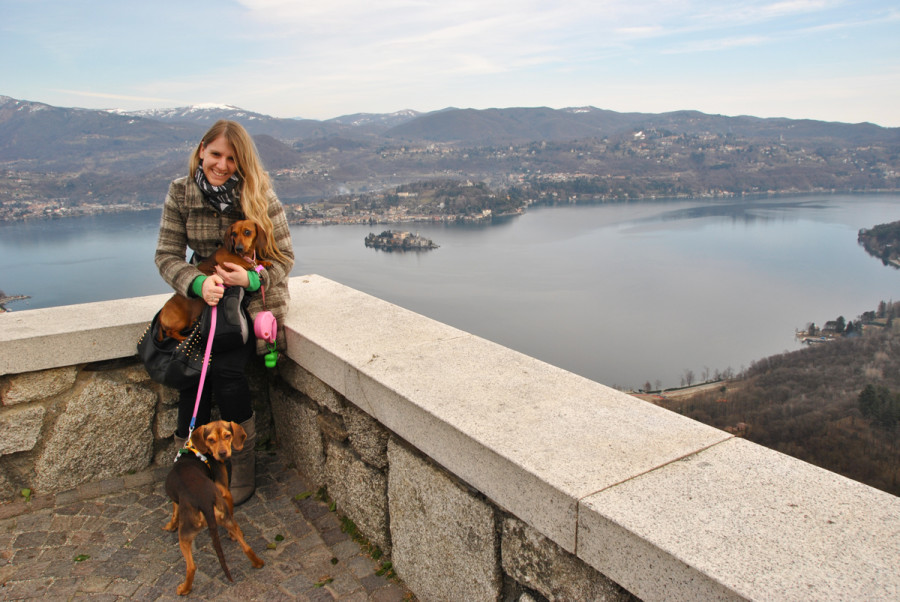 Sul Lago d'Orta con i cani