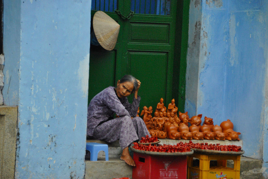 Venditrice ad Hoi An