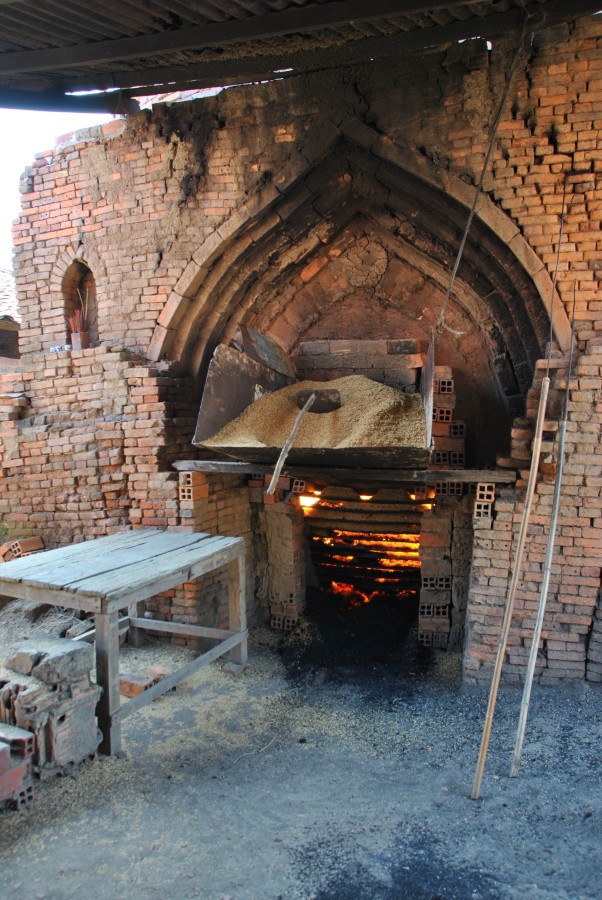 Il forno per cuocere i mattoni