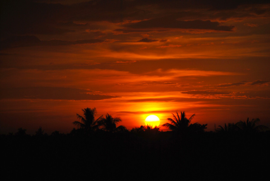 Tramonto sul Mekong