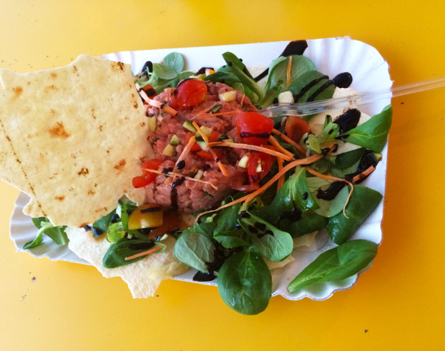 Tartare di Manzo al mercato metropolitano