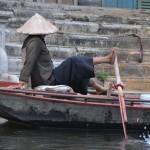 Guidatrice di barche, Vietnam - Tam Coc