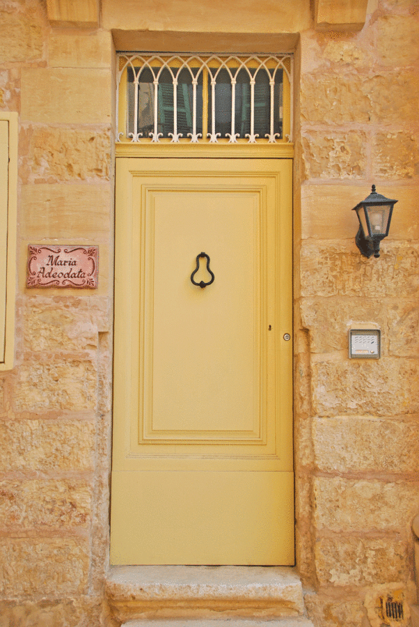 Malta, il giallo del tufo