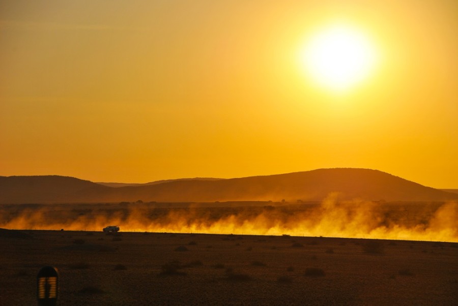 tramonto namibia