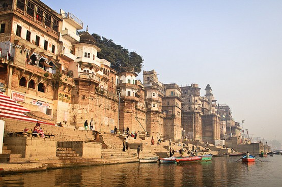 Il Gange a Varanasi - India