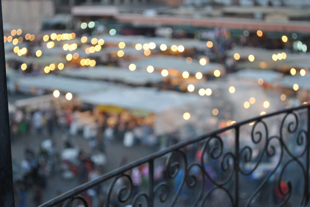 Le luci della sera a Marrakech