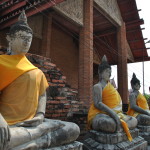 Buddha seduti Ayutthaya