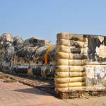 Buddha dormiente ad Ayutthaya