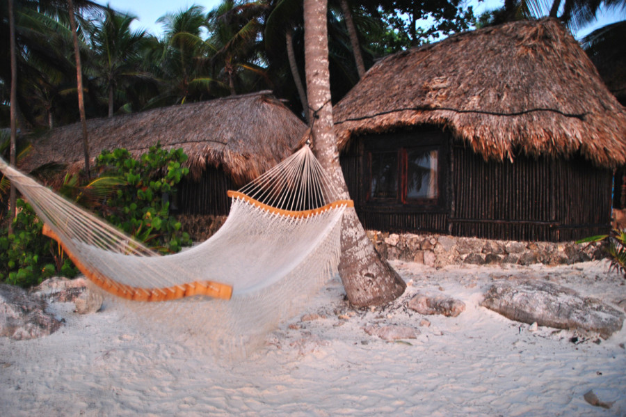 Tulum è una cabana in riva al mare