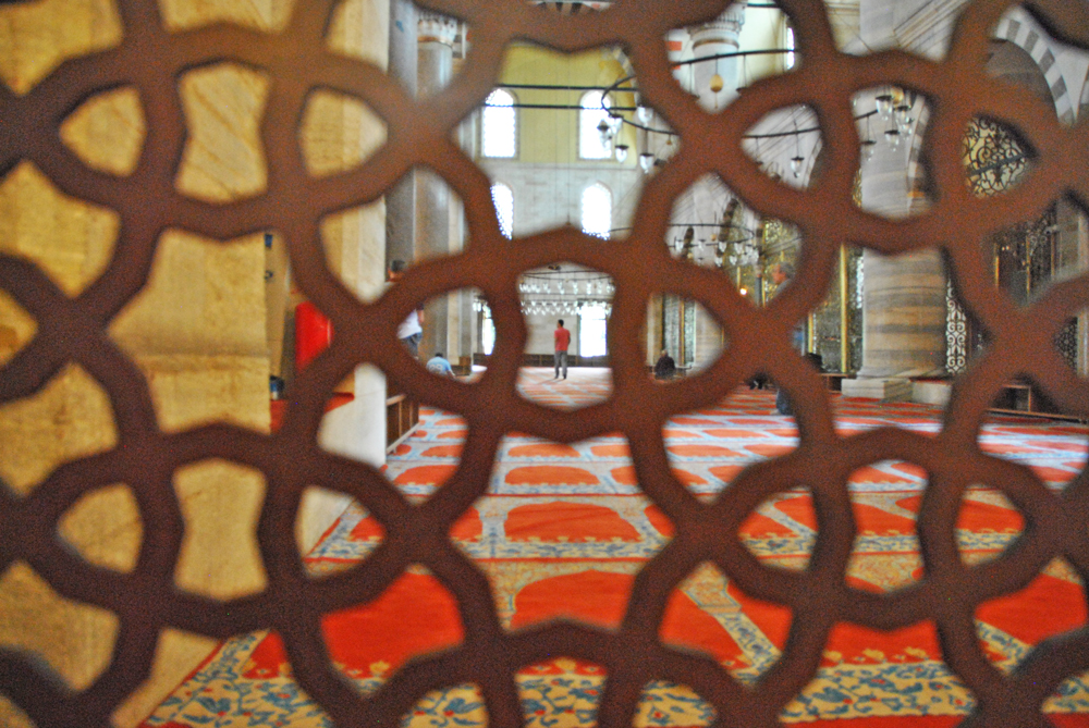 Dentro-al-Moschea,-Istanbul