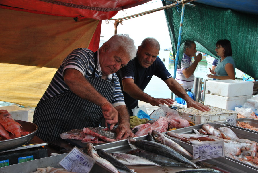 mercato pesce marsaxlokk