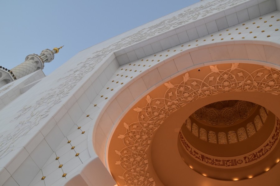 decori moschea abu dhabi